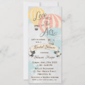 Vrijgezellenfeest van een luchtballon kaart (Voorkant)