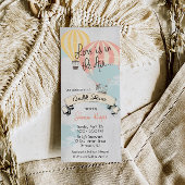 Vrijgezellenfeest van een luchtballon kaart