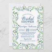 Vrijgezellenfeest van eenvoudige bosbessen in de l kaart (Voorkant)