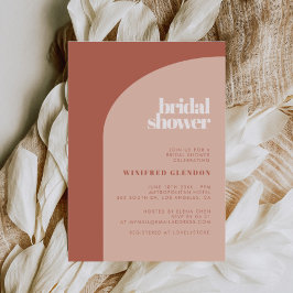 Vrijgezellenfeest van eenvoudige ijsperzikterracot kaart