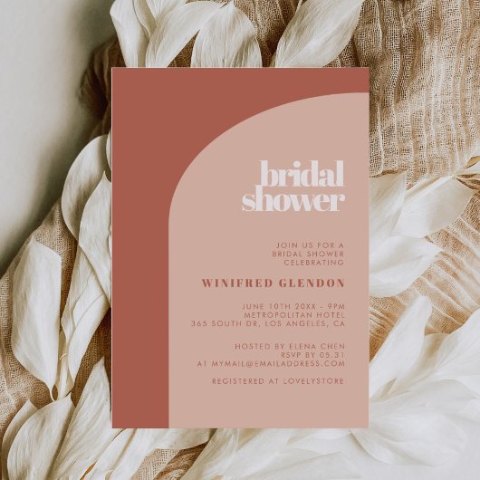 Vrijgezellenfeest van eenvoudige ijsperzikterracot kaart