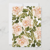 Vrijgezellenfeest van Elegant Roos Romance Kaart (Achterkant)