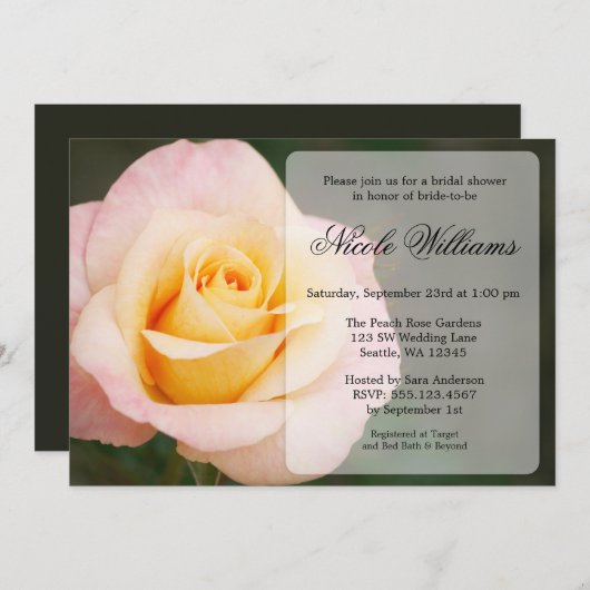 Vrijgezellenfeest van elk Roos Kaart (Voorkant / Achterkant)