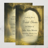 Vrijgezellenfeest van Enchanted Forest Arch Kaart (Voorkant / Achterkant)