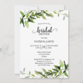 Vrijgezellenfeest van Eucalyptus Foliage Kaart (Voorkant)