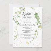 Vrijgezellenfeest van Eucalyptus Greenery Boho Kaart (Voorkant)