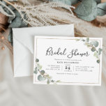 vrijgezellenfeest van eucalyptus greenery kaart<br><div class="desc">prachtige groene eucalyptus foliage met elegant script. U kunt de formulering,  tekst en andere functies wijzigen.</div>