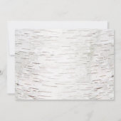 Vrijgezellenfeest van fijn hout kaart (Achterkant)