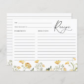 Vrijgezellenfeest van fijne geelbloem (Voorkant / Achterkant)