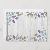  Vrijgezellenfeest van Floral Barnwood Kaart (Achterkant)