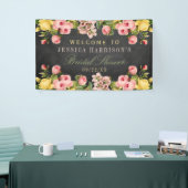  Vrijgezellenfeest van Floral-Chalkboard Spandoek (Beurs)