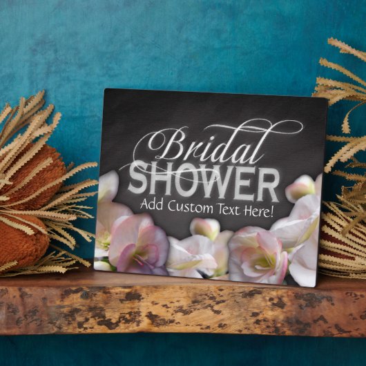 Vrijgezellenfeest van Floral en Chalkboard Fotoplaat (Zijkant)