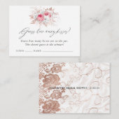 Vrijgezellenfeest van Floral en Lace Informatiekaartje (Voorkant / Achterkant)