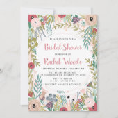 Vrijgezellenfeest van Floral Garden Party Kaart (Voorkant)