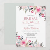 Vrijgezellenfeest van Floral Greenery uit de Water Kaart (Voorkant / Achterkant)