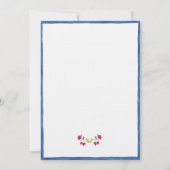 Vrijgezellenfeest van Floral in de Middellandse Ze Kaart (Achterkant)