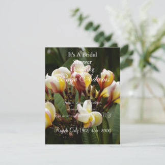 Vrijgezellenfeest van Frangipani Kaart