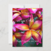 Vrijgezellenfeest van Frangipani Kaart (Voorkant)