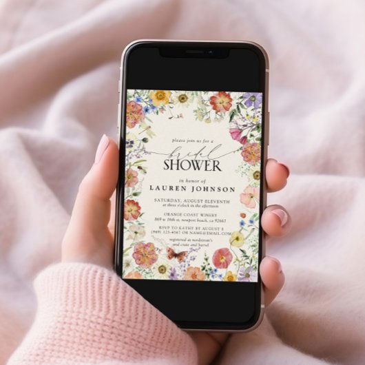 Vrijgezellenfeest van geperste wilde Lijsten Kaart