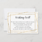 Vrijgezellenfeest van Gold Lijst of een dekkaart v Kaart (Voorkant)