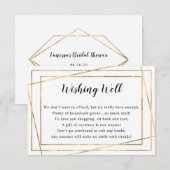 Vrijgezellenfeest van Gold Lijst of een dekkaart v Kaart (Voorkant / Achterkant)