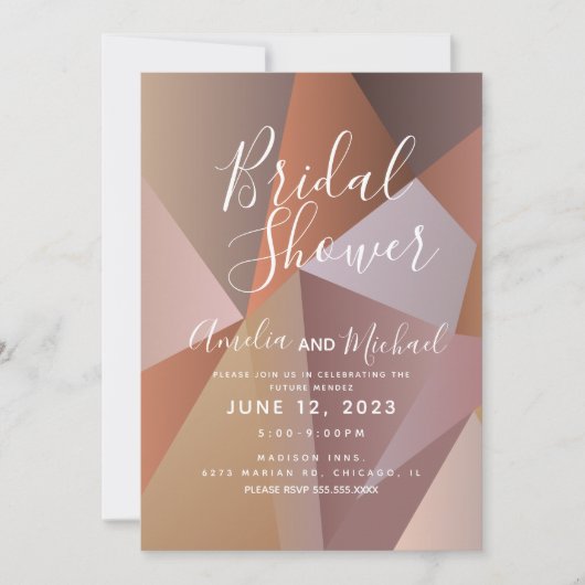 Vrijgezellenfeest van gradiënt van verschillende g kaart (Voorkant)