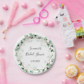 Vrijgezellenfeest van Greenery en Gold Textures |  Papieren Bordje (Feest)