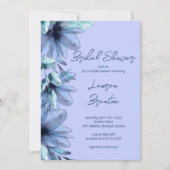 Vrijgezellenfeest van grof dun blauw violet kaart (Voorkant)