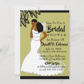 Vrijgezellenfeest van het Afrikaanse Amerikaanse W Kaart (Voorkant)