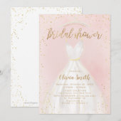 Vrijgezellenfeest van het Beleggingsdress voor bli Kaart (Voorkant / Achterkant)