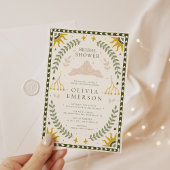 Vrijgezellenfeest van het betoverde bos kaart