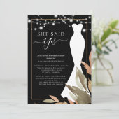 Vrijgezellenfeest van het binddmiddel van String L Kaart (Staand voorkant)