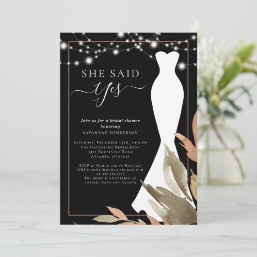 Vrijgezellenfeest van het binddmiddel van String L Kaart (Staand voorkant)