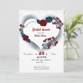 vrijgezellenfeest van het bladerhart van de marine kaart (Staand voorkant)