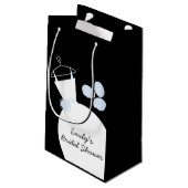 Vrijgezellenfeest van het bruinbruin klein cadeauzakje (Achterkant Gekanteld)