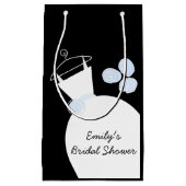 Vrijgezellenfeest van het bruinbruin klein cadeauzakje (Voorkant)