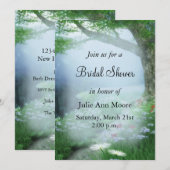 Vrijgezellenfeest van het Enchanted Woodland Fores Kaart (Voorkant / Achterkant)