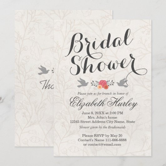 Vrijgezellenfeest van het huwelijk Gewoon witte, e Kaart (Voorkant / Achterkant)