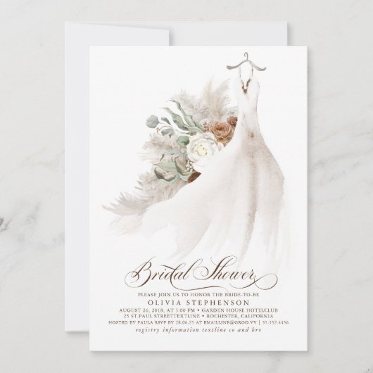 Vrijgezellenfeest van het huwelijk van Floral pamp Kaart (Voorkant)