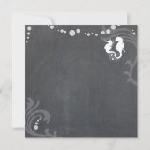 Vrijgezellenfeest van het klokkenbord van het zees kaart (Achterkant)