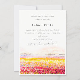 Vrijgezellenfeest van het landschap van het voorja kaart