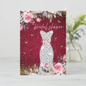 Vrijgezellenfeest van het Magical Wedding Gown Dre Kaart (Staand voorkant)