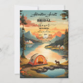 Vrijgezellenfeest van het mountainLake Wedding Kaart (Voorkant)