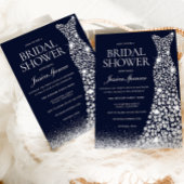 Vrijgezellenfeest van het mousserende witte wedden kaart