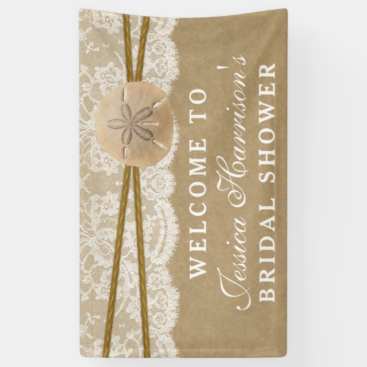 Vrijgezellenfeest van het strand van Kraft, Lace e Spandoek (Verticaal)