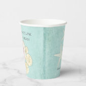 Vrijgezellenfeest van het strand van schelvis Zee  Papieren Bekers (Rechts)