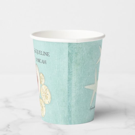 Vrijgezellenfeest van het strand van schelvis Zee  Papieren Bekers (Rechts)