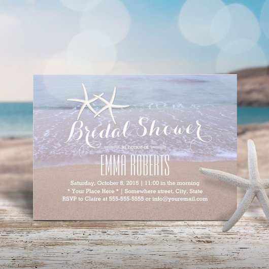 Vrijgezellenfeest van het strand van Starfish Beac Kaart