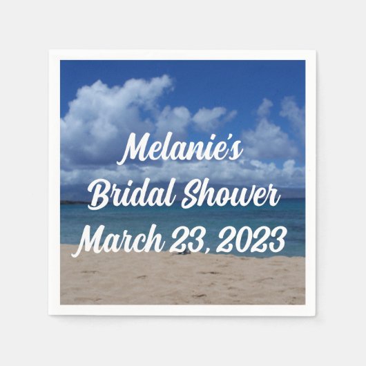 Vrijgezellenfeest van het Uitzicht Hawaii Ocean Na Servet (Voorkant)