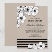 Vrijgezellenfeest van het weke grijze Anemone Flor Kaart (Voorkant / Achterkant)